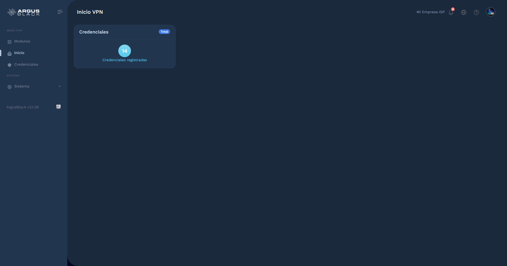 Tablero vpn