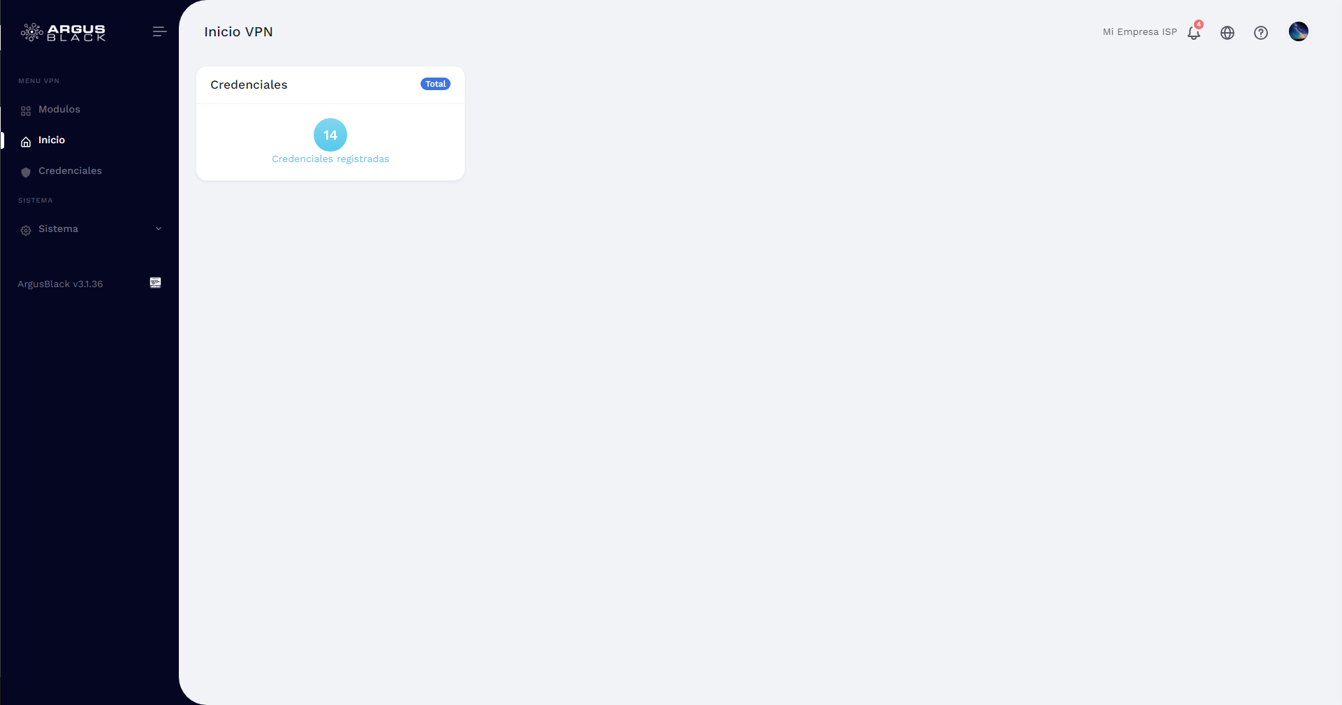 Tablero vpn